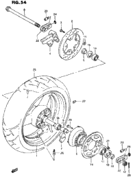 Rear Wheel (Model P)