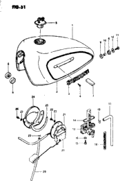 Fuel Tank (Gs750lx)