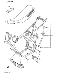Frame - Seat (Mdoel H)