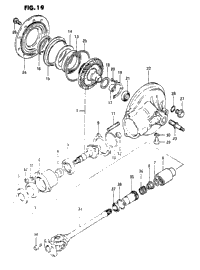 Propeller Shaft - Final Drive Gear