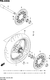 Front Wheel (Gsx-R750z)