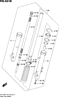 Front Fork Damper (Dr-Z125l:E03)