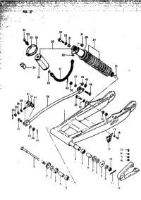 Rear Swinging Arm (Rm125t)