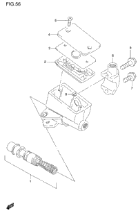 Front Master Cylinder (Gsf1200sv/Sw/Sx/Sy)