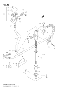 Rear Master Cylinder (Dl650k7/K8/K9)