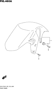 Front Fender (Gsx-S750l6 E03)