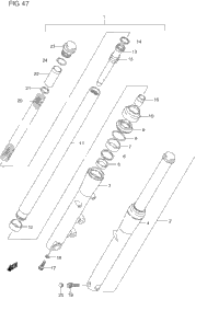 Front Fork (Model N/P/R/S)