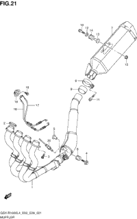 Muffler (Gsx-R1000l4 E33)