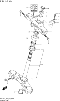 Steering Stem (Sv650,Sv650a)