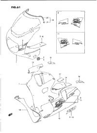 Cowling Body Parts (Model R 1Uj)