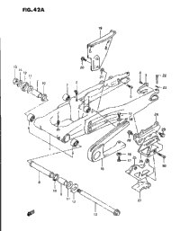 Rear Swinging Arm (Model R/S/T)