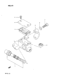 Front Master Cylinder (Model G)