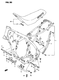 Frame - Seat (Model K/L/M/N)