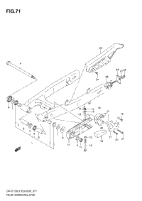 Rear Swinging Arm (Dr-Z125 E33)