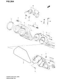 Speedometer (Sv650sx/Sy/Sk1/Sk2)