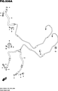 Front Brake Hose (Gsx-S1000al8 E03)