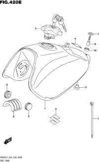Fuel Tank (For Pgz) (Rv200l7 E28)