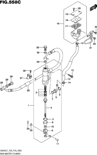 Rear Master Cylinder (Gw250l7 P33)