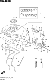 Fuel Tank (Gsx-R1000l7 E28) (Ysf)