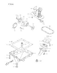 Oil Pan - Oil Pump - Fuel Pump (Model T/V)