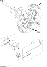 Rear Wheel (Dr-Z125)