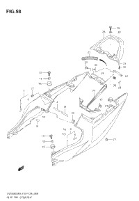 Seat Tail Cover (Sv1000sk6/Sk7)