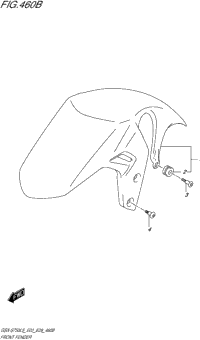 Front Fender (Gsx-S750al5 E28)