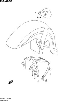 Front Fender (Vl800t)