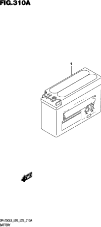 Battery (Dr-Z50l9 E03)