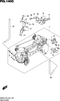 Throttle Body (Sv650al9 E28)