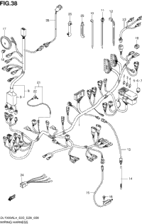 Wiring Harness (Dl1000al4 E33)