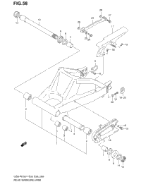 Rear Swinging Arm (Model Y/K1)