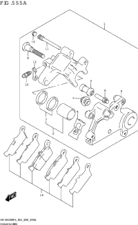 Rear Caliper (Dr-Z400s)