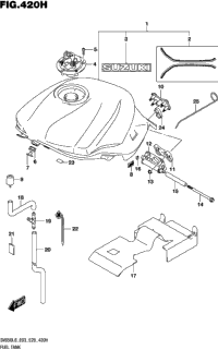 Fuel Tank (Sv650al8 E33) (For Agq)