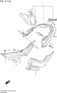 Rear Fender (See Note 1) 474B