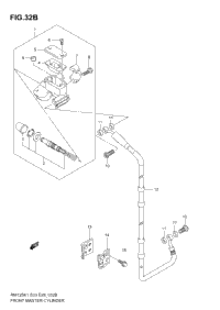 Front Master Cylinder (Model K5/K6)