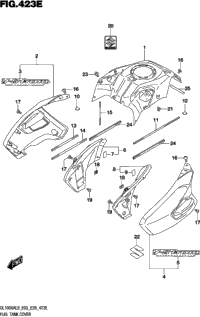 Fuel Tank Cover (Dl1000al9 E28)
