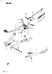 Stand - Rear Brake