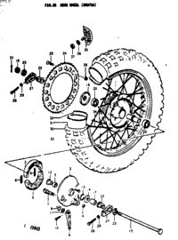 Rear Wheel (Rm370a)