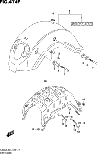 Rear Fender (Vl800tl8 E33)