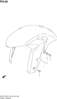Front Fender (Gsx-R1000l4 E28)