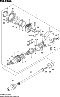 Propeller Shaft/Final Drive Gear