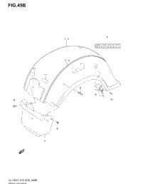 Rear Fender (Model K3/K4)