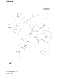 Rear Fender (Model K4)