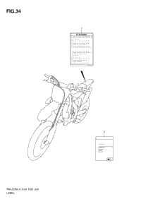 Label (Rm-Z250l4 E28)