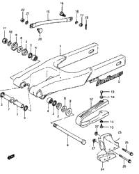 Rear Swinging Arm (Model K)