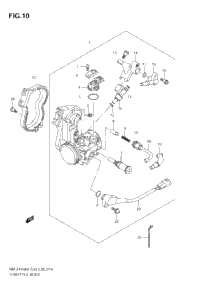 Throttle Body (Rm-Z450 K8/K9/L0)