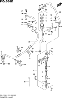 Rear Master Cylinder (Gsx-R1000al7 E03)