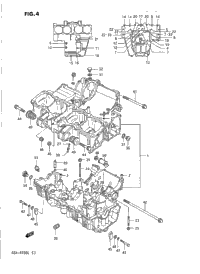 Crankcase (Model J/K)