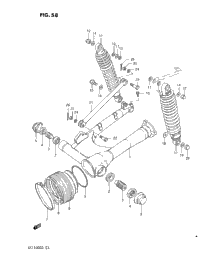 Rear Swinging Arm (Model Z)